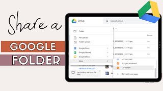 HOW TO SHARE A GOOGLE DRIVE FOLDER & LINK TO A PDF | SELL ON ETSY