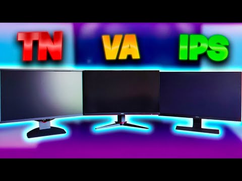 DON'T BUY A MONITOR BEFORE SEEING THIS ⚡TN vs VA vs IPS⚡
