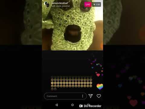 Uncle rafool beefing on Instagram Live😂😂😂