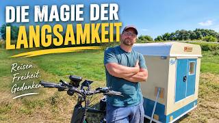 Warum ich lieber langsam reise – 8 Tage mit dem Fahrradwohnwagen zum M