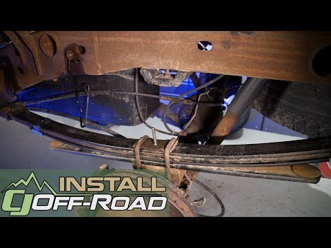 How to install a zone offroad products rear add-a-leaf kit