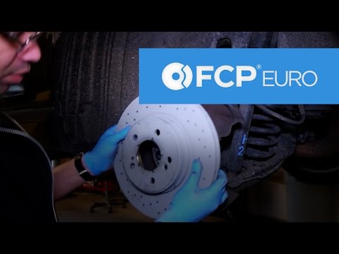 Mercedes W209 Rear Brake UPGRADE - Solid to Cross Drilled (CLK550, CLK500, C55, CLK55)