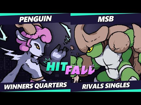 Hitfall 2023 - Penguin (Absa, Ori, Elliana) Vs. MSB (Kragg, Sylvanos) Rivals of Aether - RoA