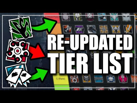 The Rainbow Six Siege OPERATOR TIER LIST (Re-Updated)