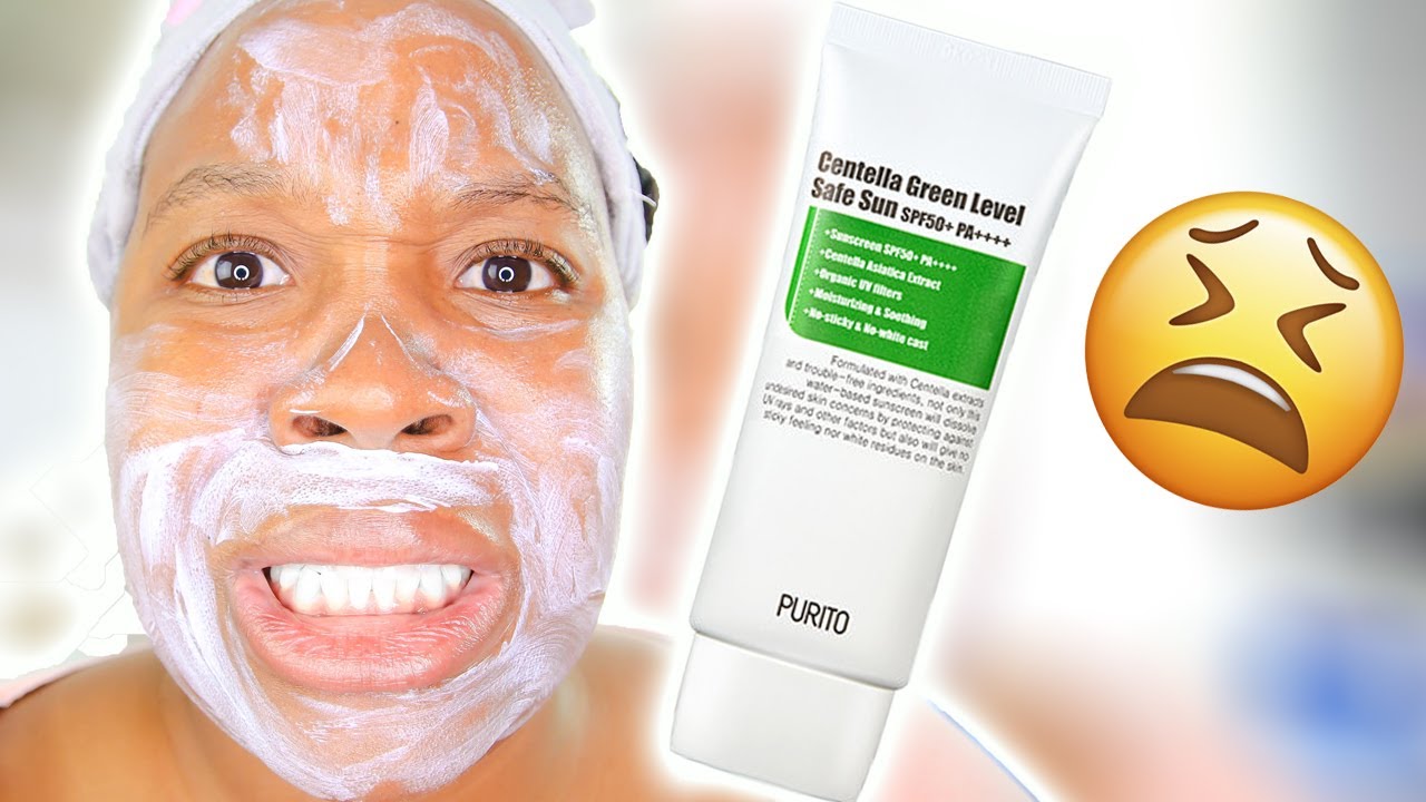 PURITO Centella Sunscreen! PURITO Centella Green Level Safe Sun SPF50+ PA+++ Review and DEMO!