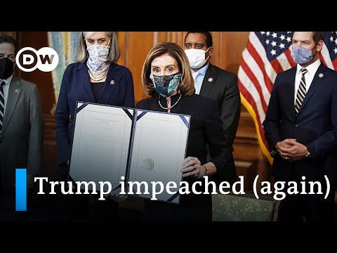 特朗普已被彈劾兩次，這次有什麼不同？| 特朗普被彈劾的原因是什麼？ (Trump now impeached twice, what's different this time around? | DW News)