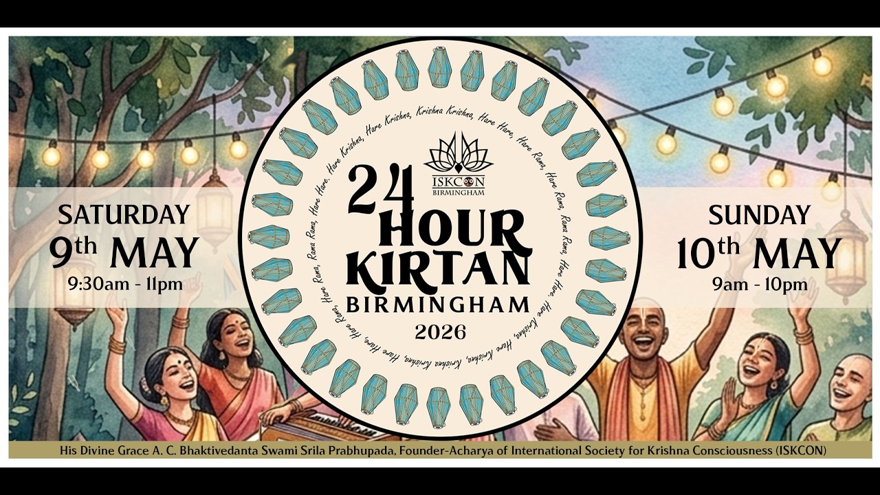ISKCON Birmingham 24 Hour Kirtan 2026 - Day 1 (Part 1)