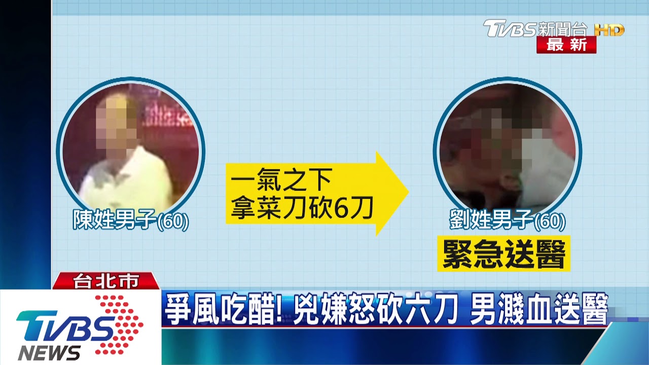爭風吃醋!兇嫌怒砍六刀 男濺血送醫