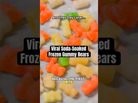 I Tried the Viral Soda-Soaked Frozen Gummy Bears, and…
