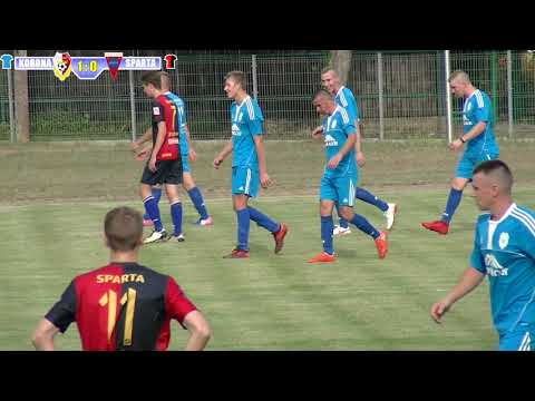 Korona Człopa - Sparta Złotów, skrót meczu towarzyskiego, 7.08.2021