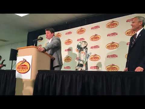 Will Muschamp, Jake Bentley Outback Bowl postgame press conference