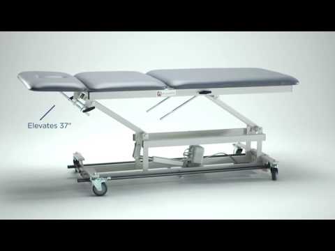 How does the Armedica Three Piece AM-BA Series 350 Treatment Table Work?