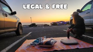 Camping for free on the Oregon Coast ~ Visiting a Tsunami site