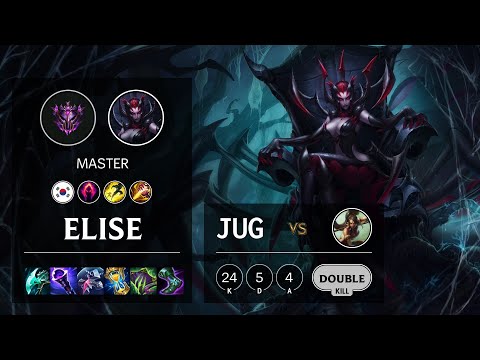 Elise Jungle vs Nidalee - KR Master Patch 11.10