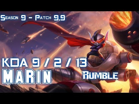 MaRin RUMBLE vs JAYCE Top - Patch 9.9 KR Ranked