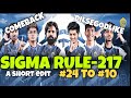 Sigma Rule Godlike Comeback A Short Edit