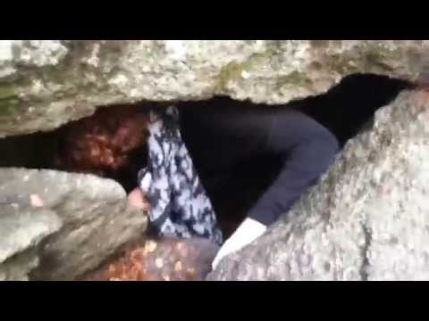 Hiking Cave Rimforsa Sweden