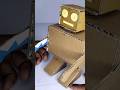 Making A Robot At Home From Cardboard