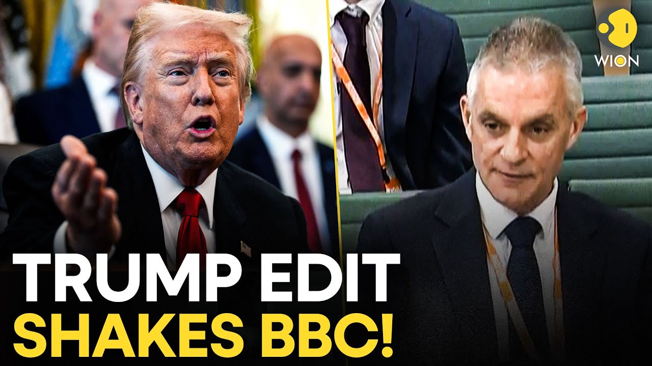 BBC Trump Edit Scandal LIVE: BBC Boss Resigns Over Edited Trump Video | WION Live