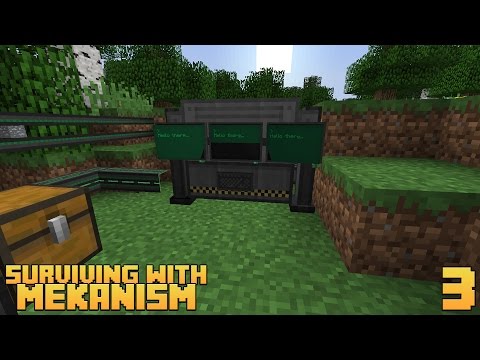 Surviving With Mekanism v9 :: Ep.3 - Digital Miner