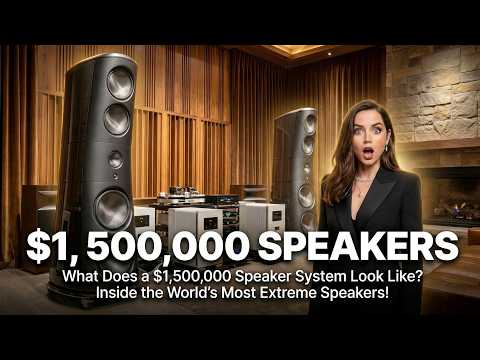 What Does a $1,500,000 Speaker System Look Like? Inside the World’s Most Extreme Speakers! Hi-Fi 🔥💯🎶