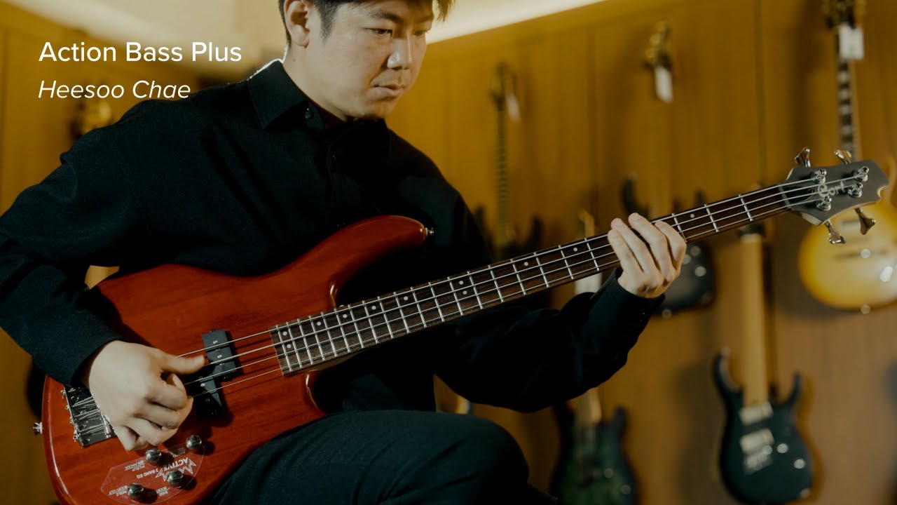 Cort Action Bass Plus - Left Handed - Black