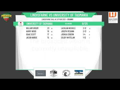 CTPL Premier League Boy's Under 17 Round:14 - Lindisfarne v University of Tasmania Day 1