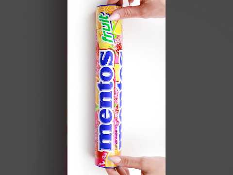 MENTOS FRUIT💥 #shorts #shortsvideo #mentos #caramel #candies #yummy #snacks