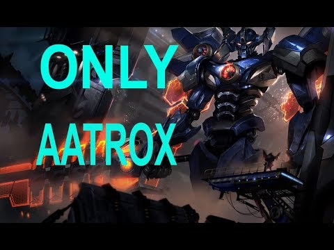 Only Aatrox Viet Nam - Aatrox Vs Tryndamer - Aatrox Top Full Attack Speed - 27/8/2017