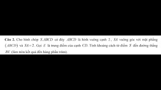 Ôn THPTQG: 2 phương pháp tính khoảng cách từ điểm đến đường thẳng trong không gian