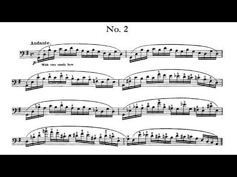 David Popper - Op.73, Étude No.2 Hohe Schule des Violoncello-Spiels