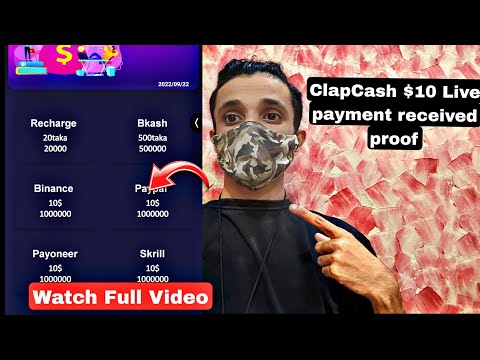 ClapCash $10 Live payment proof - ClapCash Earning apps Real or Fake // Make Money Online At Home