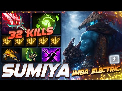 SumiYa Storm Spirit 32 Frags Imba Electric - Dota 2 Pro Gameplay [Watch & Learn]