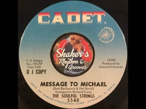 The Soulful Strings "Message To Michael" from 1966 on CADET #5540
