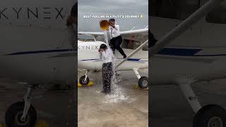 First Solo Feeling 🌟✈️ #FirstSolo #PilotTraining #FlyingSchool #PilotLife