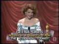 Geena Davis Wins Best Supporting Actress 61st Oscars 1989
