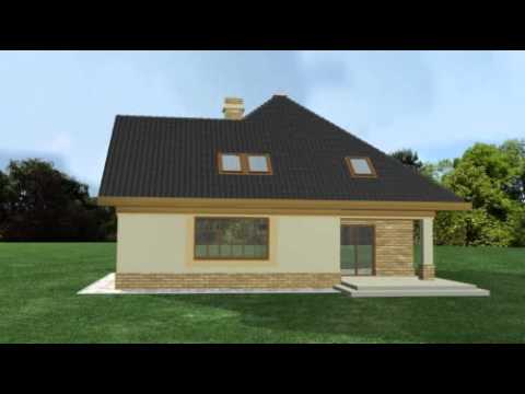 Borowik - projekt domu pracowni Horyzont