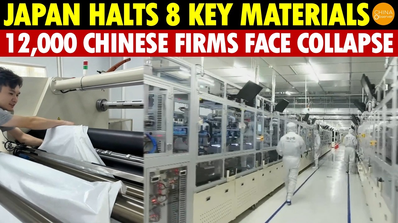 China’s Economy May Collapse 40 Years Back! China-Japan Tech War Starts, 12,000 Tech Firms at Risk