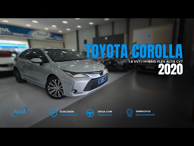 Vídeo TOYOTA COROLLA 1.8 VVT-I HYBRID FLEX ALTIS CVT