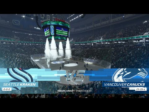 NHL 22 - Seattle Kraken @ Vancouver Canucks (2/21/2022)