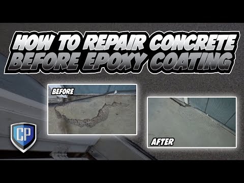 How to Repair Concrete Before Epoxy Coating