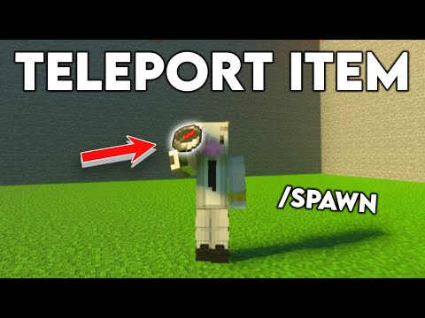 How to Make a Teleport Item in MInecraft