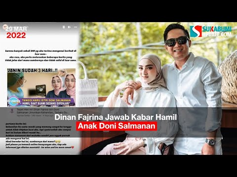 Dinan Fajrina Jawab Kabar Hamil Anak Doni Salmanan