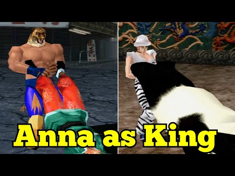 TEKKEN 3 Anna Williams with King Secret Moves [4K]