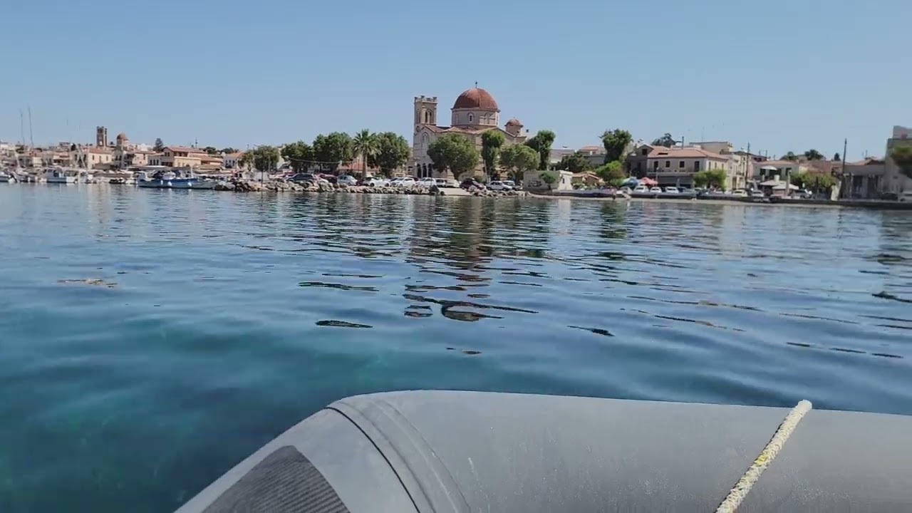 Sailing Aegina Saronic Islands Greece.