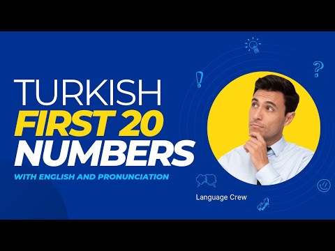 Turkish counting number 1-20 | Learn Turkish