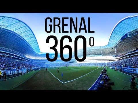 "GRENAL 416 EM 360º - Pré jogo, chegada na Arena e recebimento" Barra: Geral do Grêmio • Club: Grêmio