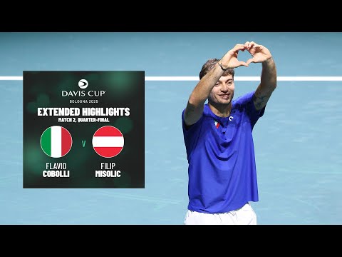 Cobolli puts on a CLASSIC 👏 | Italy v Austria | Extended Highlights | 2025 Davis Cup Final 8