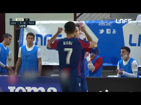 Gol Rivillos (1-0) Levante UD FS - Industrias Santa Coloma. J19, 1Div. LNFS