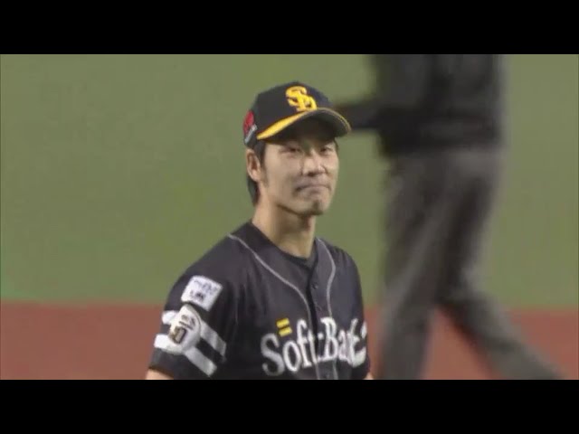 【6回裏】渾身のガッツポーズ!! ホークス・武田 ピンチの場面をスライダーで切り抜ける!! 2018/10/20 パーソル CS パ final L-H